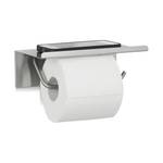 Toilettenpapierhalter Edelstahl Silber - Metall - 19 x 7 x 11 cm