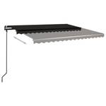 Auvent rétractable 3006679-1 Anthracite - Profondeur : 450 cm