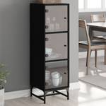 Highboard DE8407 Schwarz