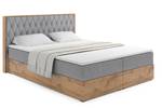 Boxspringbett LOLLY4 Hellgrau - Breite: 209 cm - H4