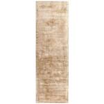 Tapis de couloir moderne fait main LAME Beige