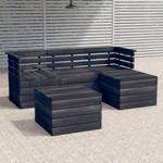 Gartensitzgruppe K5345(5-tlg) Grau - Massivholz - 72 x 65 x 60 cm