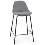 Tabouret De Bar FENTON Noir - Gris