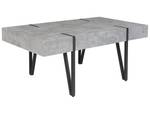 Table basse ADENA Noir - Gris - Gris lumineux