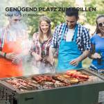 Holzkohlegrill 846-112V00DG Grün - Metall - 30 x 70 x 77 cm