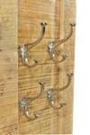 FRIGO Garderobenpaneel Braun - Massivholz - Holzart/Dekor - 35 x 110 x 8 cm