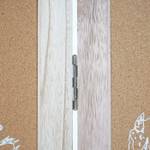 Paravent G36 Braun - Holzart/Dekor - Holz teilmassiv - 161 x 170 x 1 cm