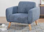 Fauteuil  MAGELAN Bleu - Textile - 75 x 78 x 84 cm