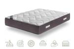 Matelas 135x200  25 cm GRAFENO DELUXE Blanc - Textile - 135 x 25 x 200 cm