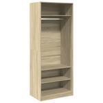 Kleiderschrank 298537-1 Eiche Sonoma Dekor - Breite: 80 cm