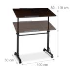 Table ordinateur portable grande XXL Noir