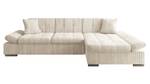 Ecksofa Malwi Cord Beige - Ecke davorstehend rechts