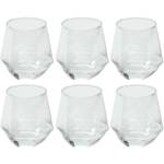 Verre en forme diamant 30 cl (Lot de 6) Verre - 1 x 9 x 1 cm