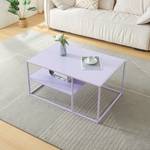 Table basse Solund Mauve - 90 x 45 x 60 cm