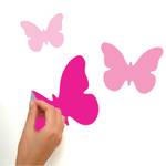 Pink Schmetterlinge