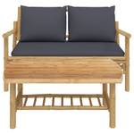 Garten-Lounge-Set 3028694-2 (2-teilig) Dunkelgrau