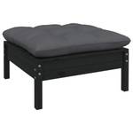 Garten-Lounge-Set (3-teilig) 3012138-2 Schwarz