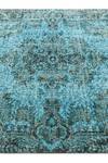 Tapis Ultra Vintage LXXXVI Turquoise - Textile - 168 x 1 x 272 cm