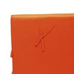 Auflage Sonnenliege Kopfkissen orange Orange - Textil - 1 x 1 x 0 cm