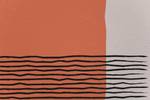 Leinwand 60x40 Sand geometrisch Textil - 3 x 60 x 40 cm