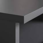 Nachttisch Jane Grau - Weiß - Holzwerkstoff - Massivholz - 40 x 50 x 34 cm