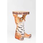 Table d'appoint Animal Tigre Orange - Matière plastique - 35 x 53 x 37 cm