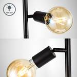Stehlampe Metalldesign Schwarz - Metall - Kunststoff - 22 x 160 x 22 cm