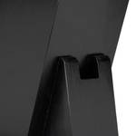 Bloc à couteaux en bambou noir Noir - Bambou - Matière plastique - 11 x 25 x 17 cm