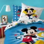 Bettwäsche Disney's Mickey Mouse Blau - Textil - 135 x 200 x 1 cm