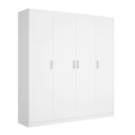 Armoire Bove Blanc Blanc - Bois manufacturé - 200 x 215 x 52 cm