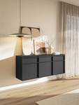 Sideboard hängend Evo Schwarz