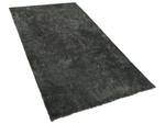 Tapis à poil long EVREN Gris foncé - Gris - 80 x 80 x 150 cm