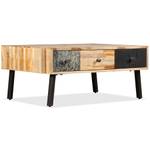 Couchtisch D875 Braun - Massivholz - 65 x 40 x 90 cm