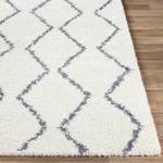 Hochflor Shaggy Teppich TOLEDO Weiß - Kunststoff - Textil - 200 x 3 x 274 cm