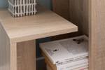 Beistelltisch eckig ERAGIME Tisch Weiß - Holzwerkstoff - 35 x 61 x 30 cm