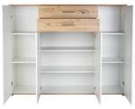 Kommode Sideboard Prato 70 AOW Braun - Weiß - Holzwerkstoff - Kunststoff - 156 x 123 x 39 cm