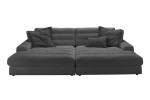 Big Sofa LANA Stoff Schwarz