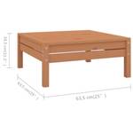 Mobilier de jardin (lot de 5) 3010502 Marron châtaignier