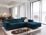 Ecksofa ELMA R-S Blau - Ecke davorstehend rechts