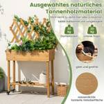 Hochbeet SF6422ZMDE Braun - Holzwerkstoff - 29 x 19 x 90 cm