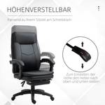 Bürostuhl mit Fußstütze 921-235BK Schwarz