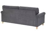 3-Sitzer Sofa RONNEBY Dunkelgrau - Grau - Eiche Hell