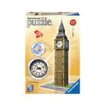 3DPuzzle Big Ben mit Uhr 216 Teile Kunststoff - 20 x 7 x 28 cm