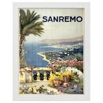 Bilderrahmen Poster Sanremo Weiß