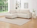 Schlafsofa RICIA Beige - Textil - 195 x 96 x 259 cm