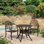 Bistro-Set-k294 ( 3-tlg ) Braun - Massivholz