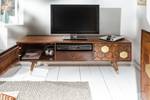 TV-Board MYSTIC LIVING 140cm braun gold