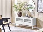 Sideboard MORLEY Weiß - Metall - 118 x 60 x 40 cm