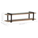 TV-Schrank 3004498 Breite: 160 cm - Metall - Massivholz