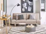 2-Sitzer Sofa YORK Beige - Silber